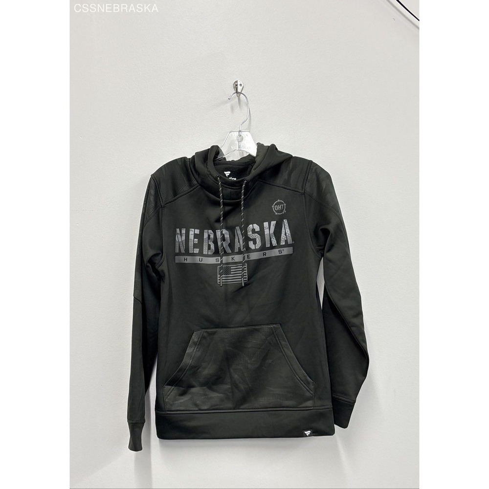 Fanatics Olive Mens Nebraska Hoodies - Size S